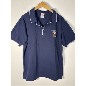 Vintage Disney Store Tigger Polo Shirt Walt Disney Studios Embroidered Logo Y2K
